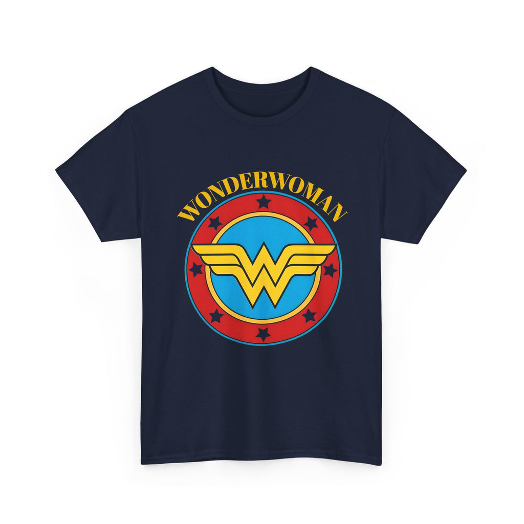 Wonder Woman Retro Logo Unisex T-Shirt - Classic DC Justice League Amazon Warrior Emblem Shirt