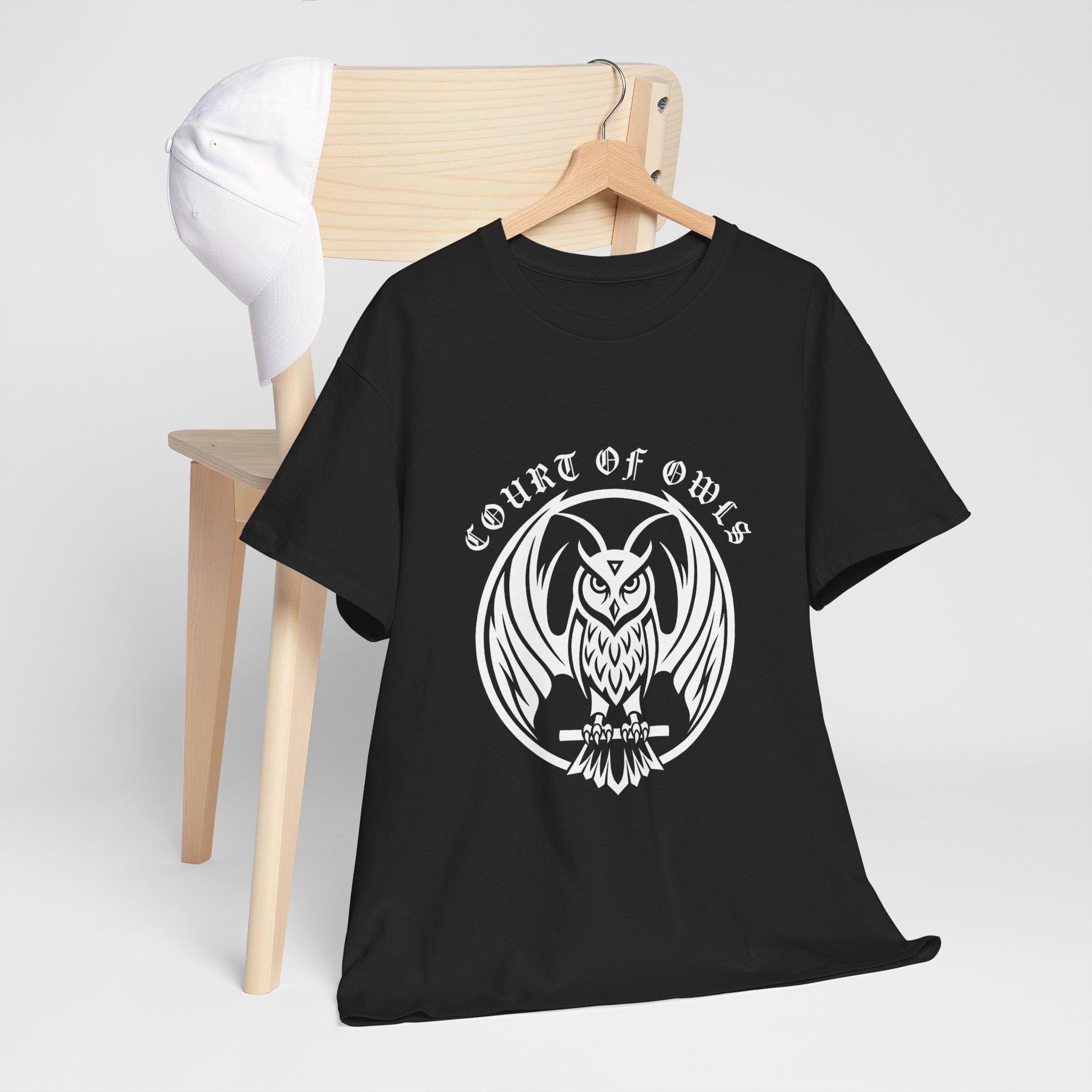 Absolute Batman The Court of Owls Graphic Tee — Gotham Talons Emblem T‑Shirt