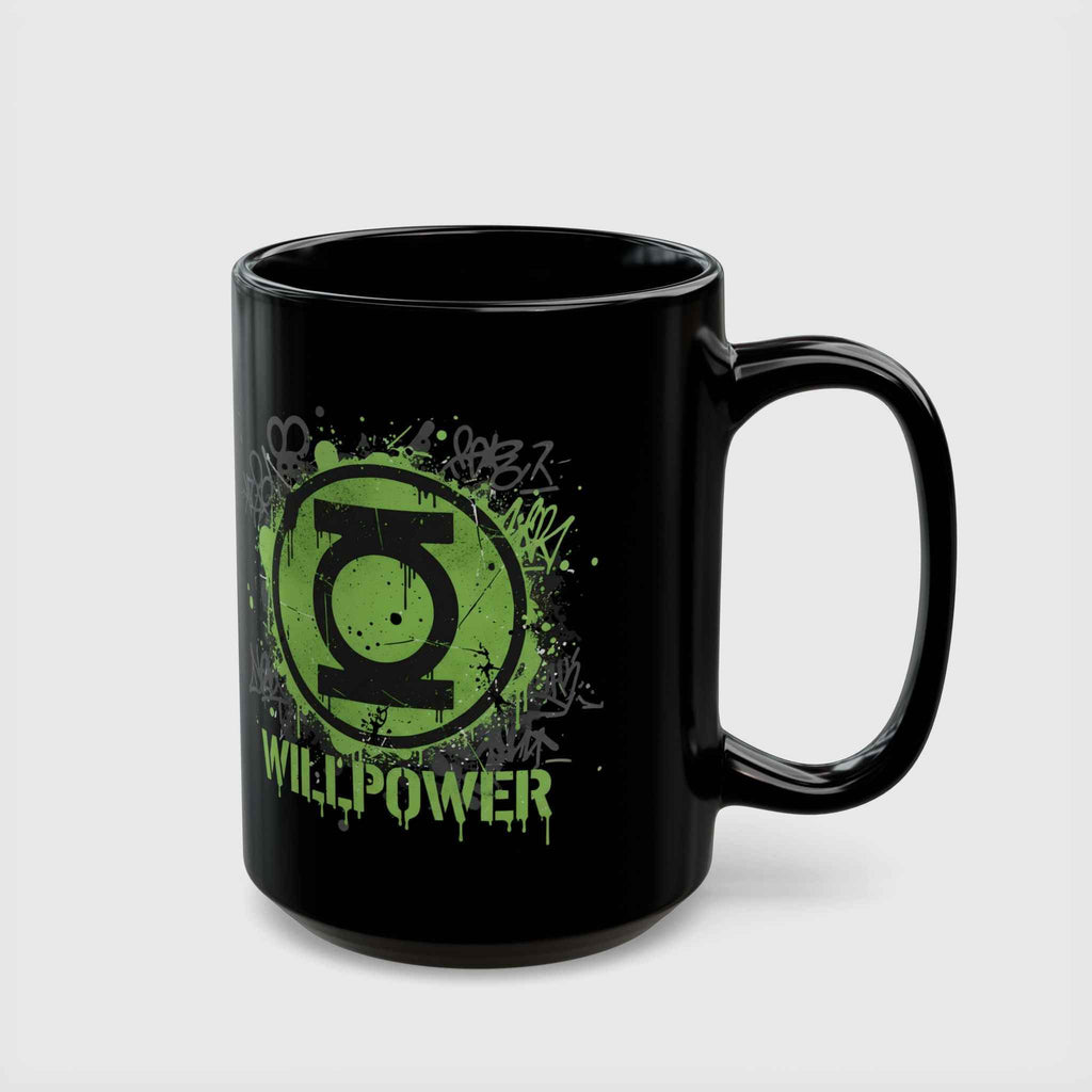 Edgy Willpower Lantern Street Art Statement Coffee Mug