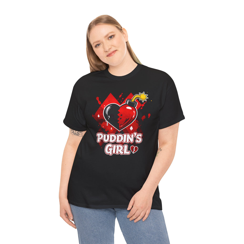 DC Harley Quinn 'Puddin Love' Unisex T-Shirt — Joker Fans —  Valentine’s Day Gift