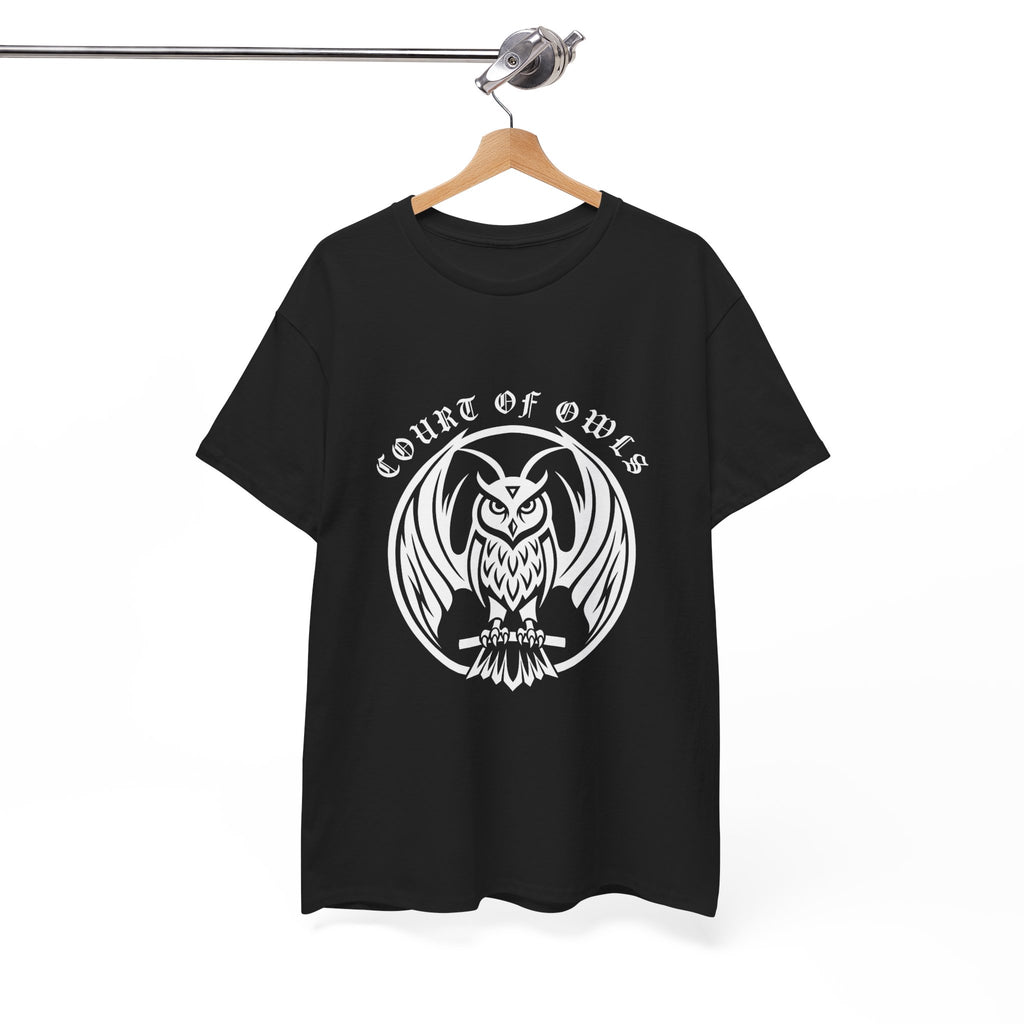 Absolute Batman The Court of Owls Graphic Tee — Gotham Talons Emblem T‑Shirt