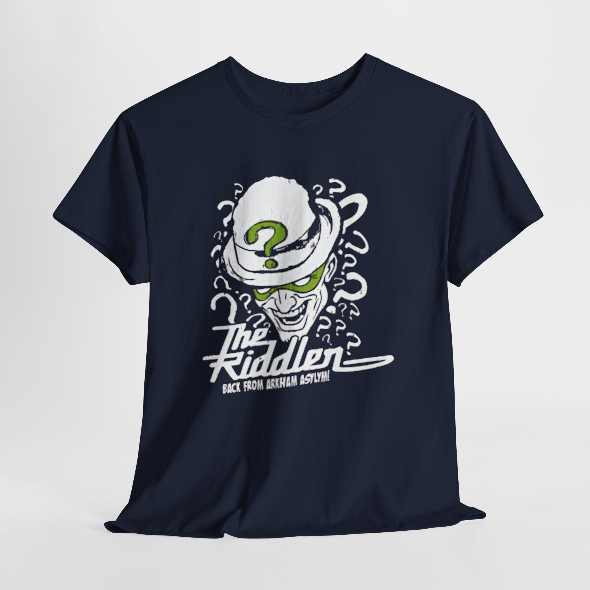 The Riddler T-Shirt – Vintage DC Batman Villain Graphic Tee | Gotham Puzzle Design