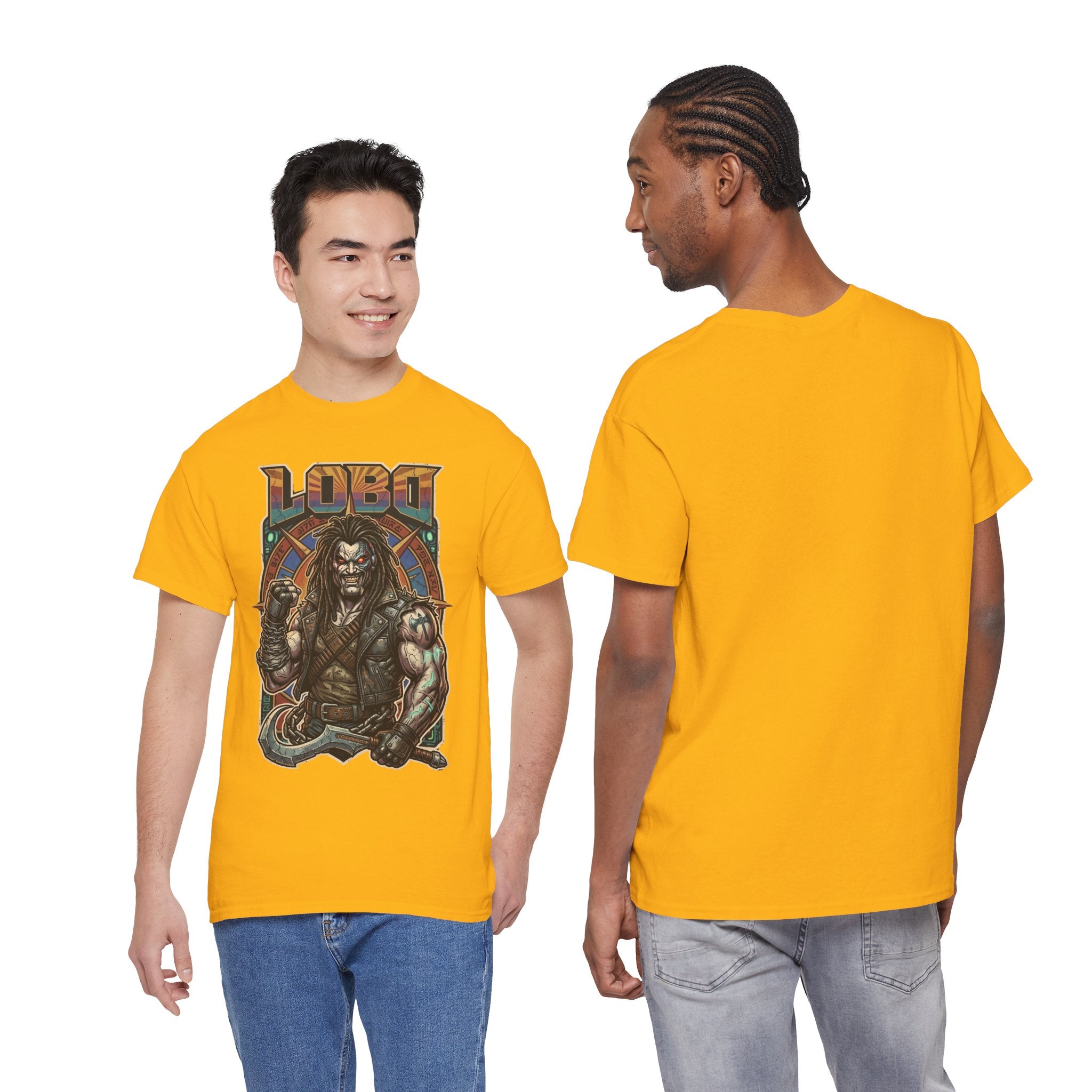 Lobo Warrior Graphic Tee – Jason Momoa’s DCU Czarnian Bounty Hunter T‑Shirt