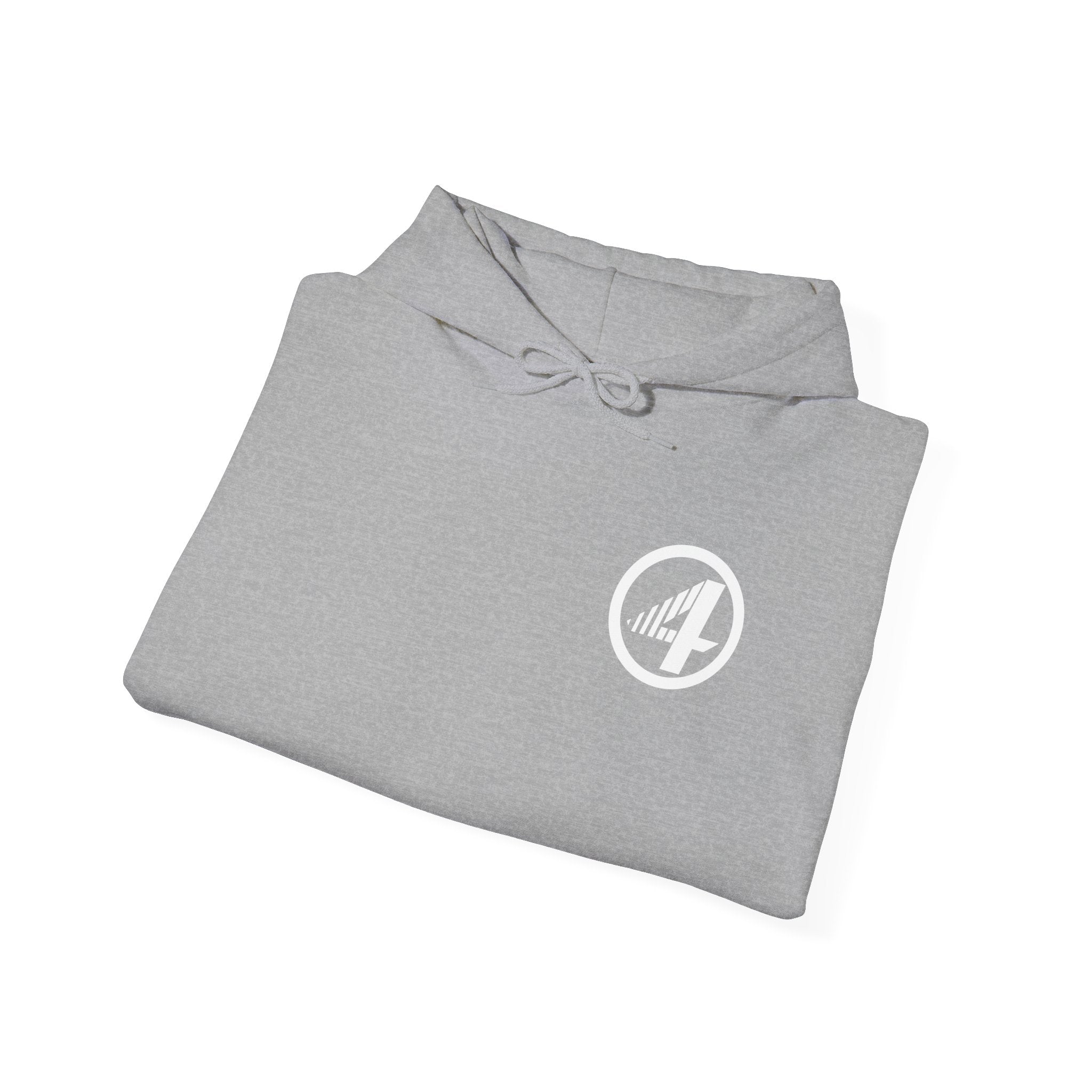 Fantastic Four Retro Logo Hoodie — Minimalist Vintage Comic Pullover