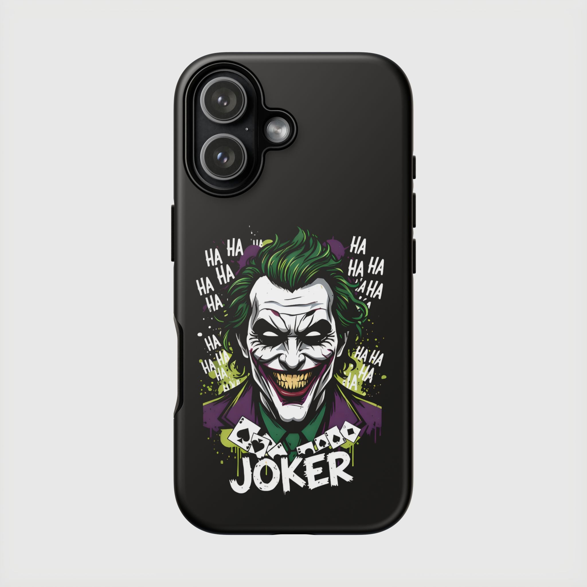 Joker "Bad Joke" DC Villain Hard Case for iPhone 17, 17 Air, 17 Pro Max, 16, 15, 14