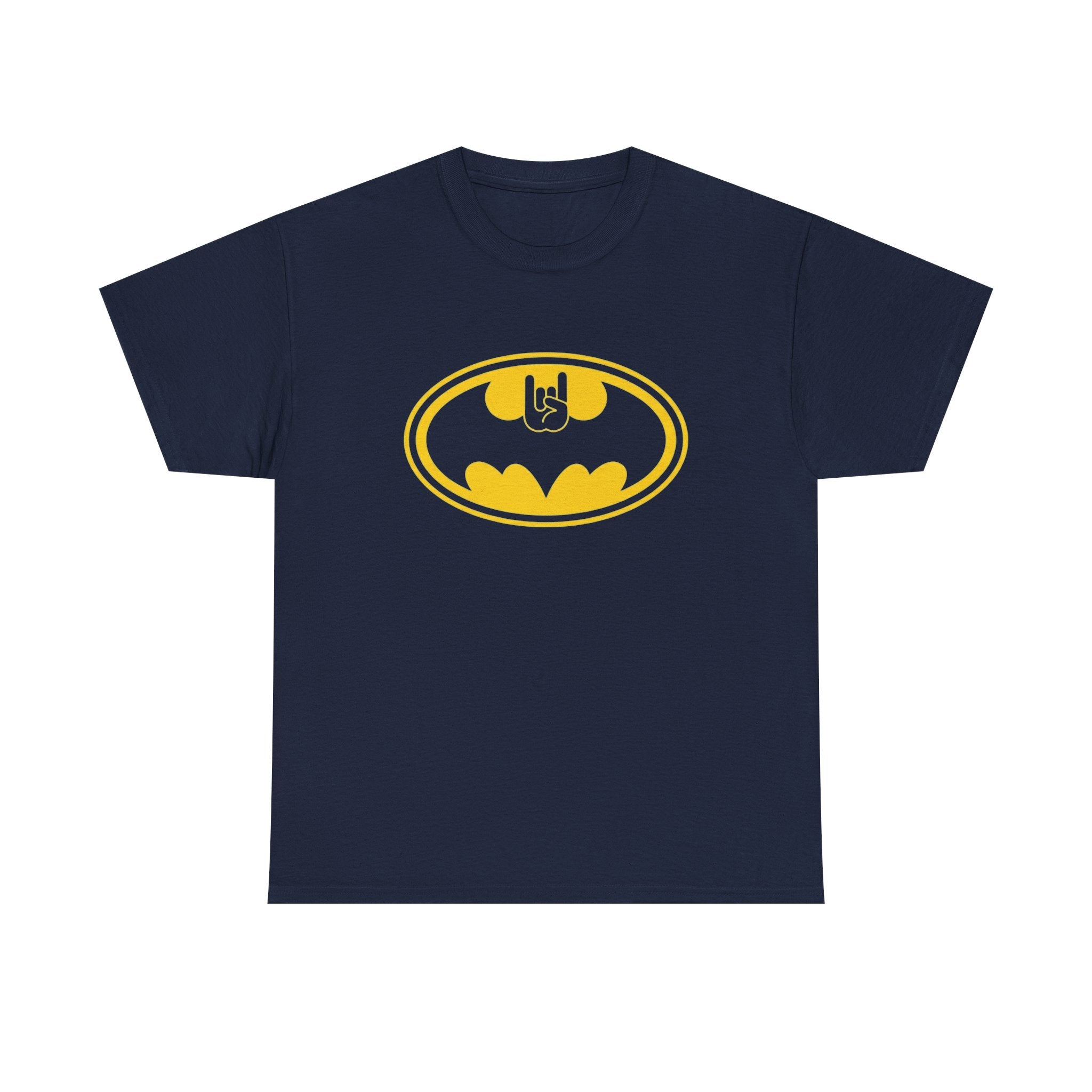 Batman Classic Rock And Roll Logo Unisex Premium T-Shirt