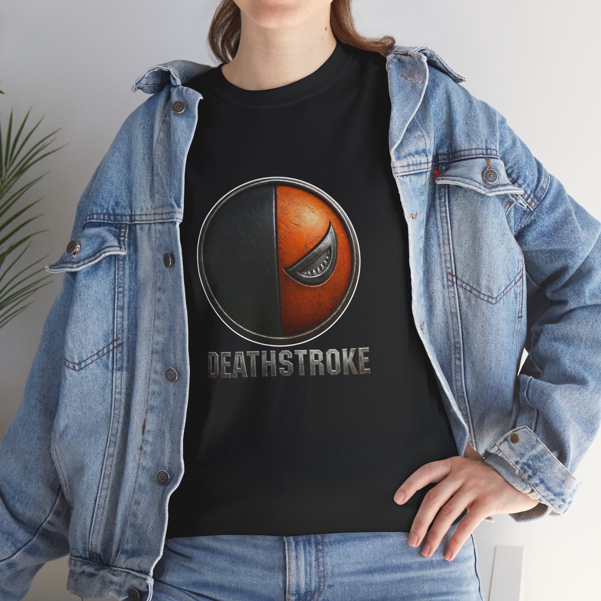 Deathstroke Logo T-Shirt – DC Comics Supervillain Graphic Tee for Fans