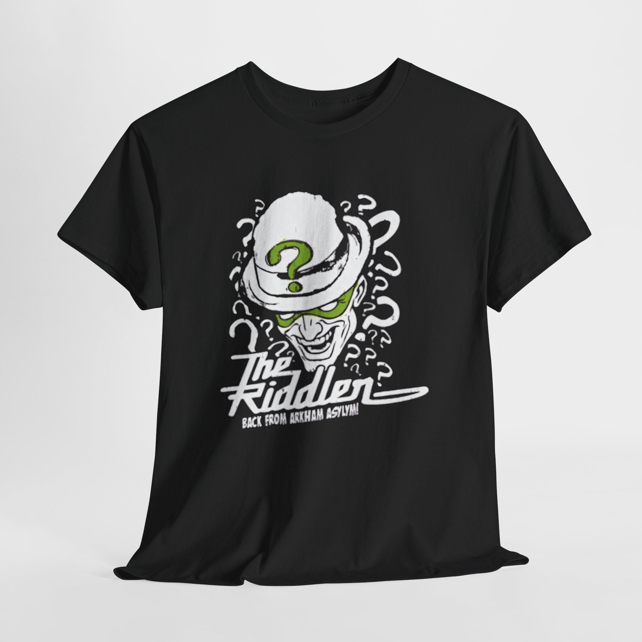The Riddler T-Shirt – Vintage DC Batman Villain Graphic Tee | Gotham Puzzle Design