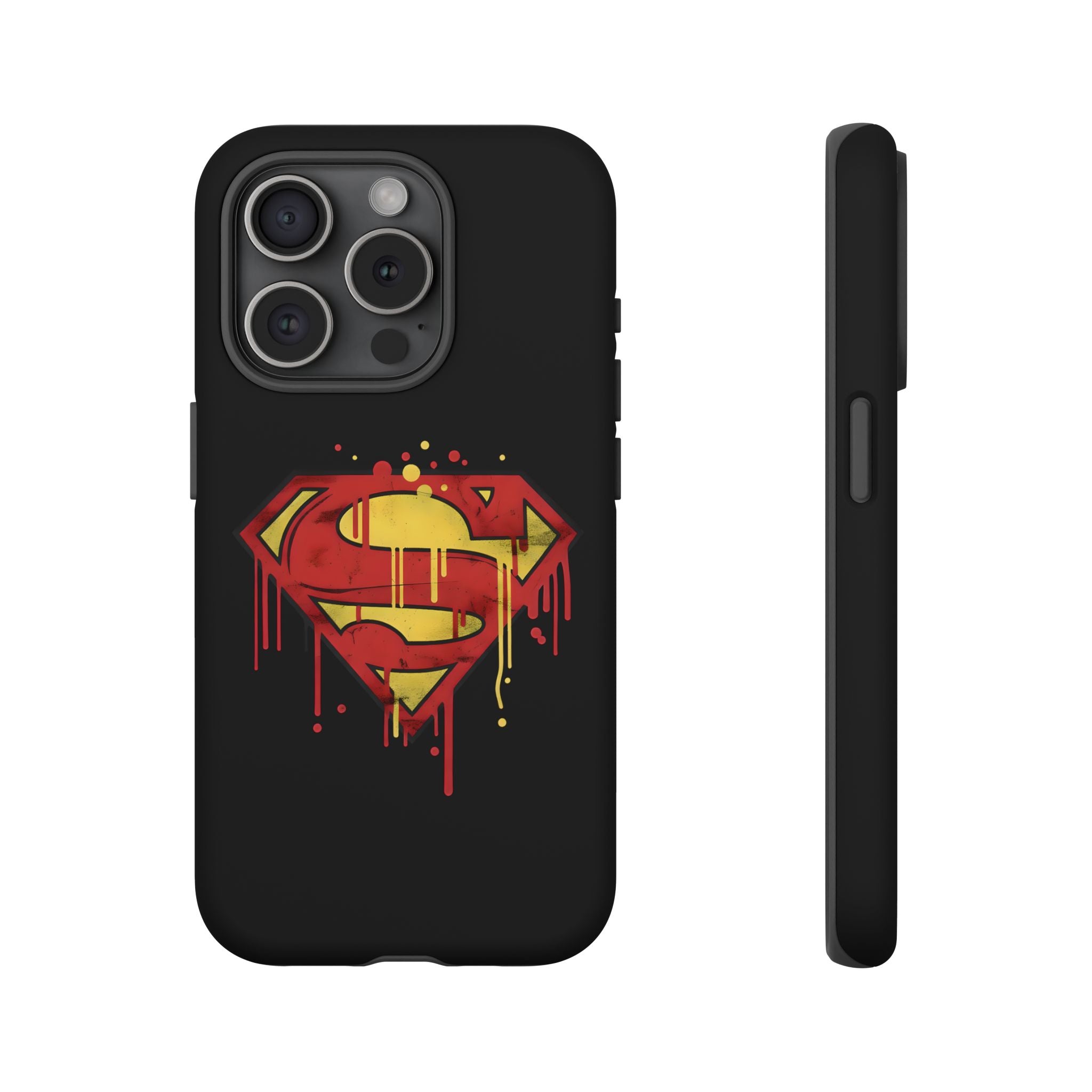 Superman Graphiti Hard iPhone Case - Drkheroz