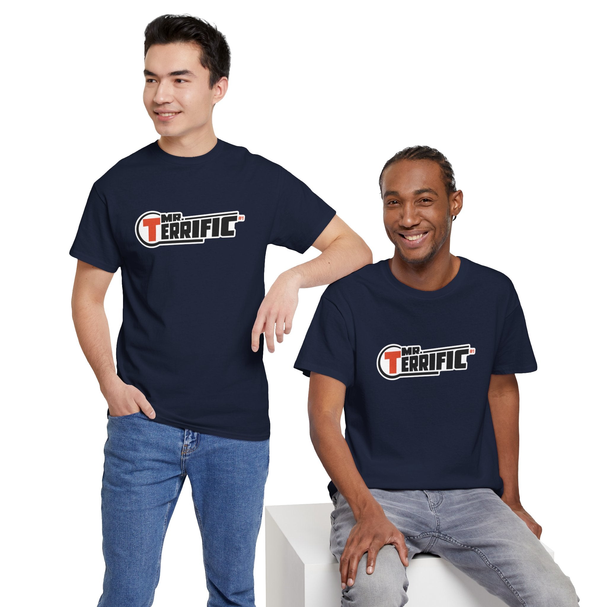DC Mr. Terrific Graphic Tee — Comic Logo Unisex T-Shirt