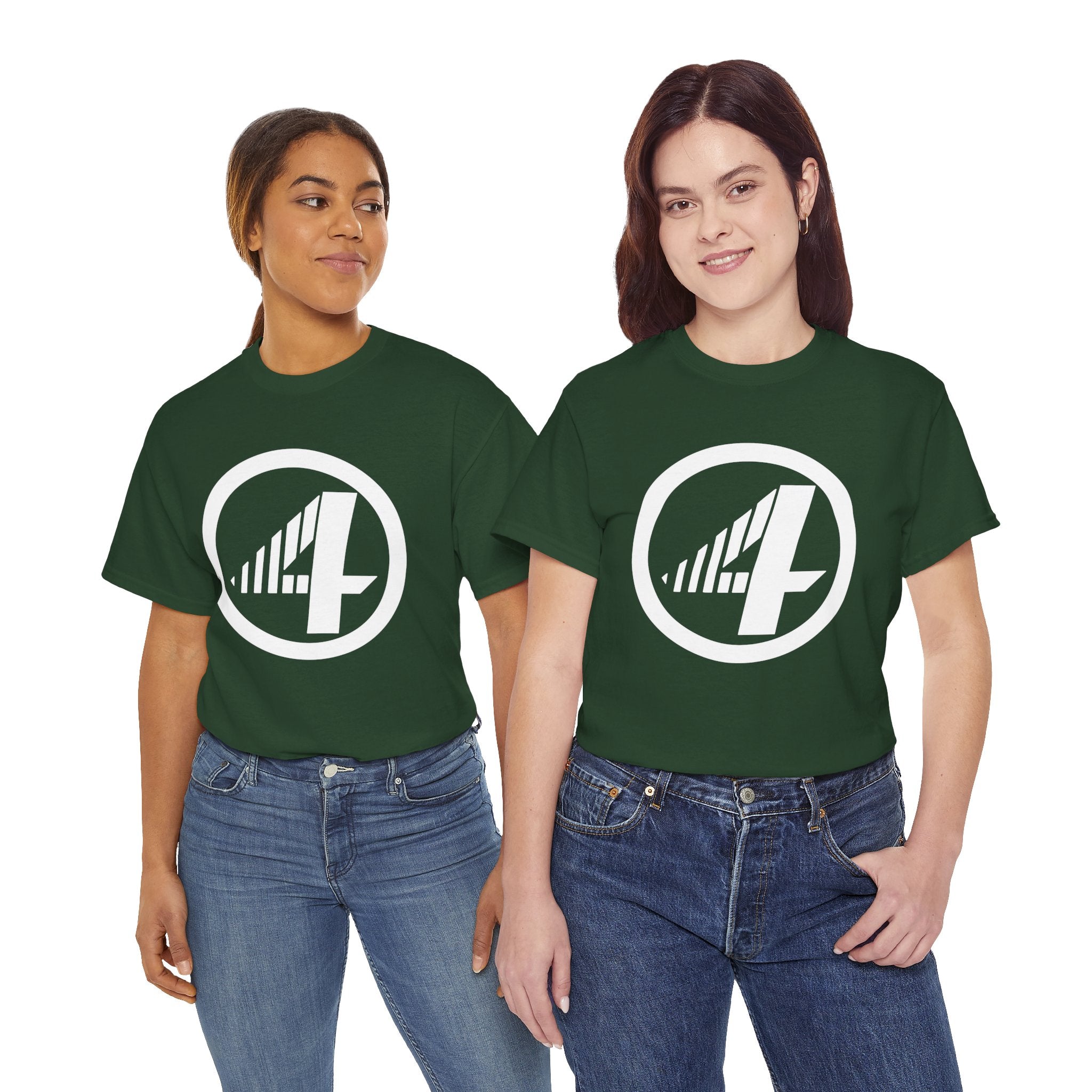 Fantastic Four Retro Logo T-Shirt — Minimalist Vintage Superhero Tee