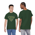 Superman Tech Shield T-Shirt — Futuristic Man of Steel Fanart Logo Tee