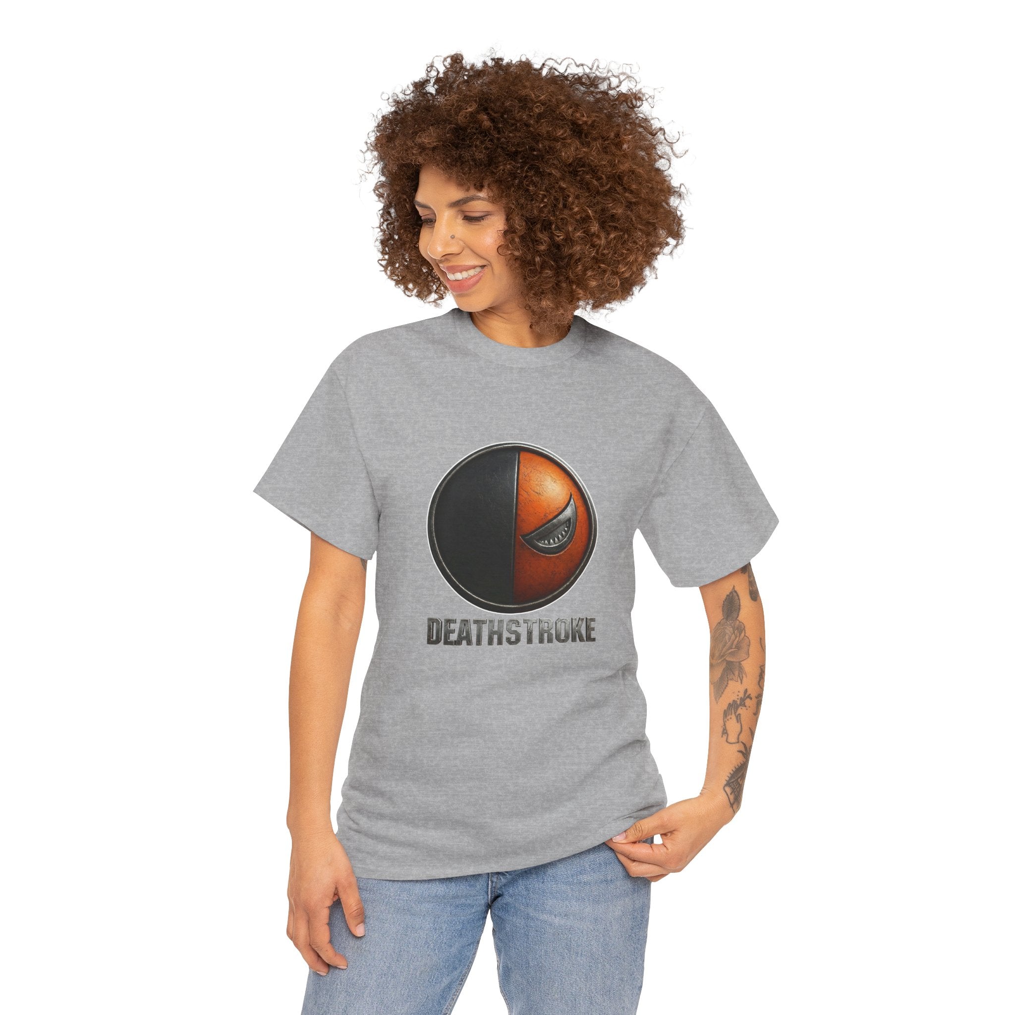 Deathstroke Logo T-Shirt – DC Comics Supervillain Graphic Tee for Fans