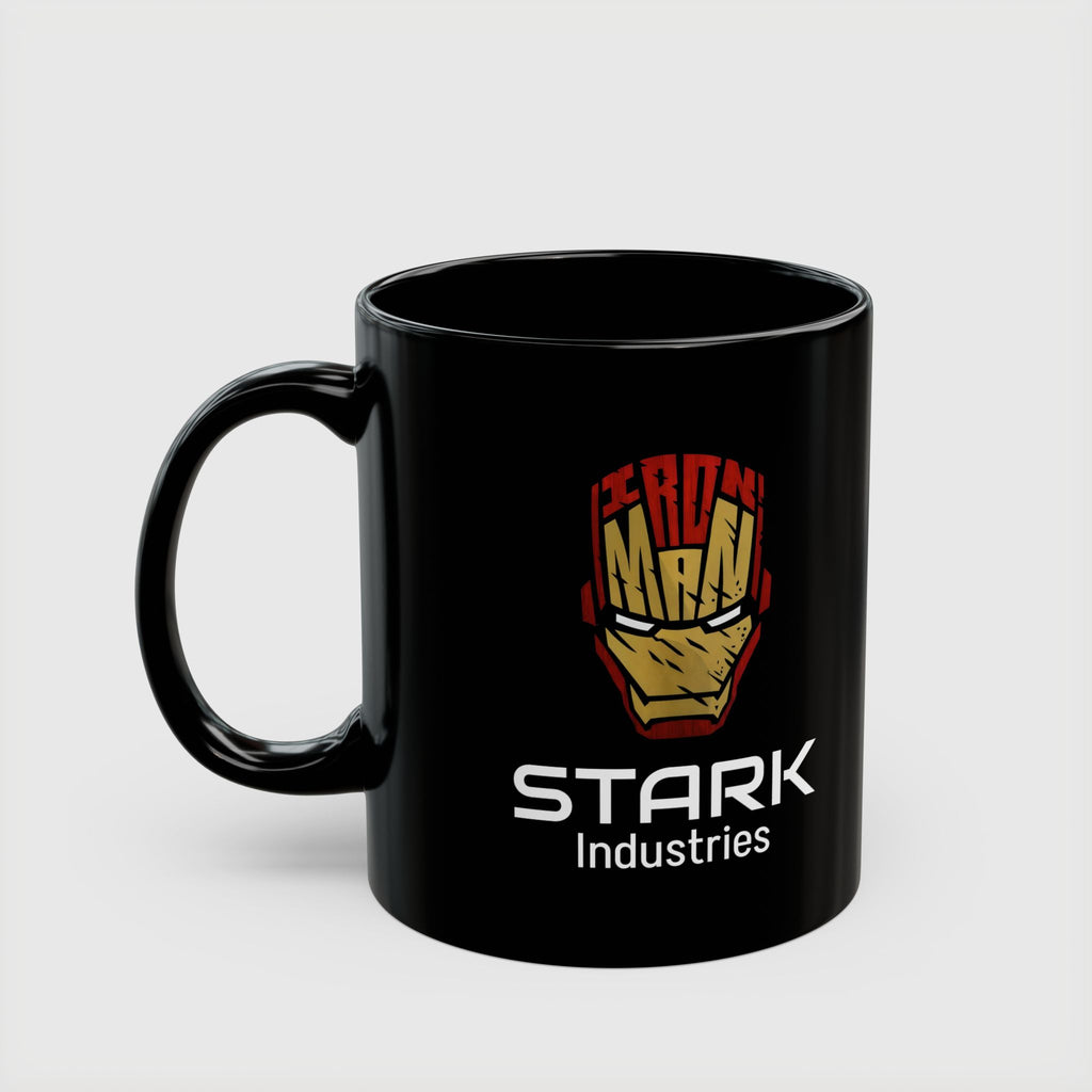 Iron Man Stark Industries Black Ceramic Coffee Mug - Drkheroz