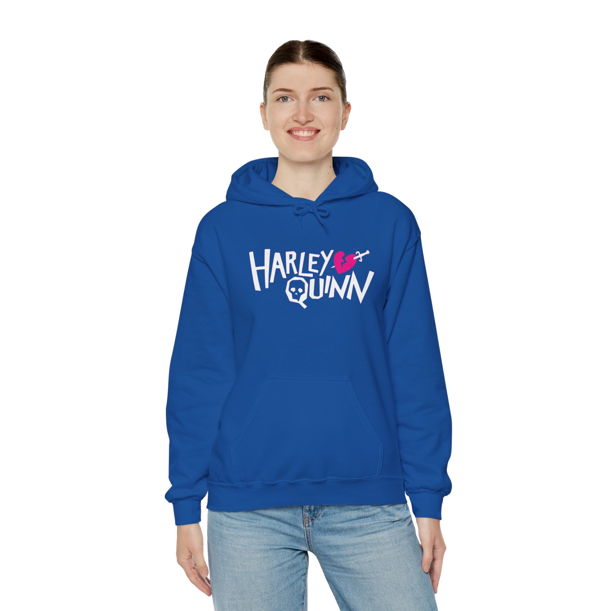 Harley Quinn Mad Love Graphic T‑Shirt – Skull Heart Edition