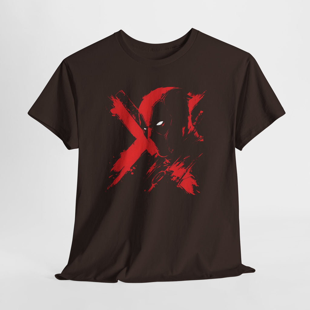 Deadpool Marvel Rivals Graphic Tee — Red X Masked Wade Wilson T-shirt