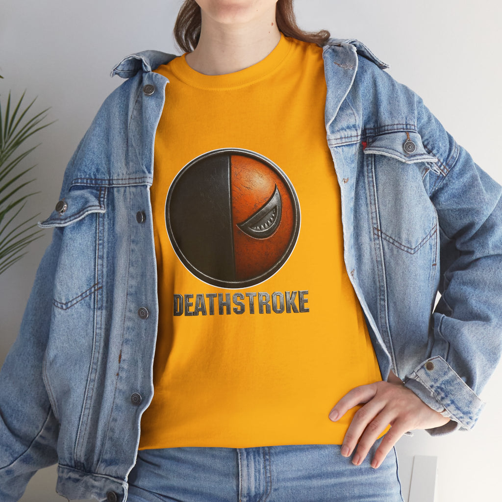 Deathstroke Logo T-Shirt – DC Comics Supervillain Graphic Tee for Fans