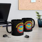 Wonder Woman Vintage Logo Coffee Mug - Retro DC Justice League Ceramic Cup - 11oz & 15oz