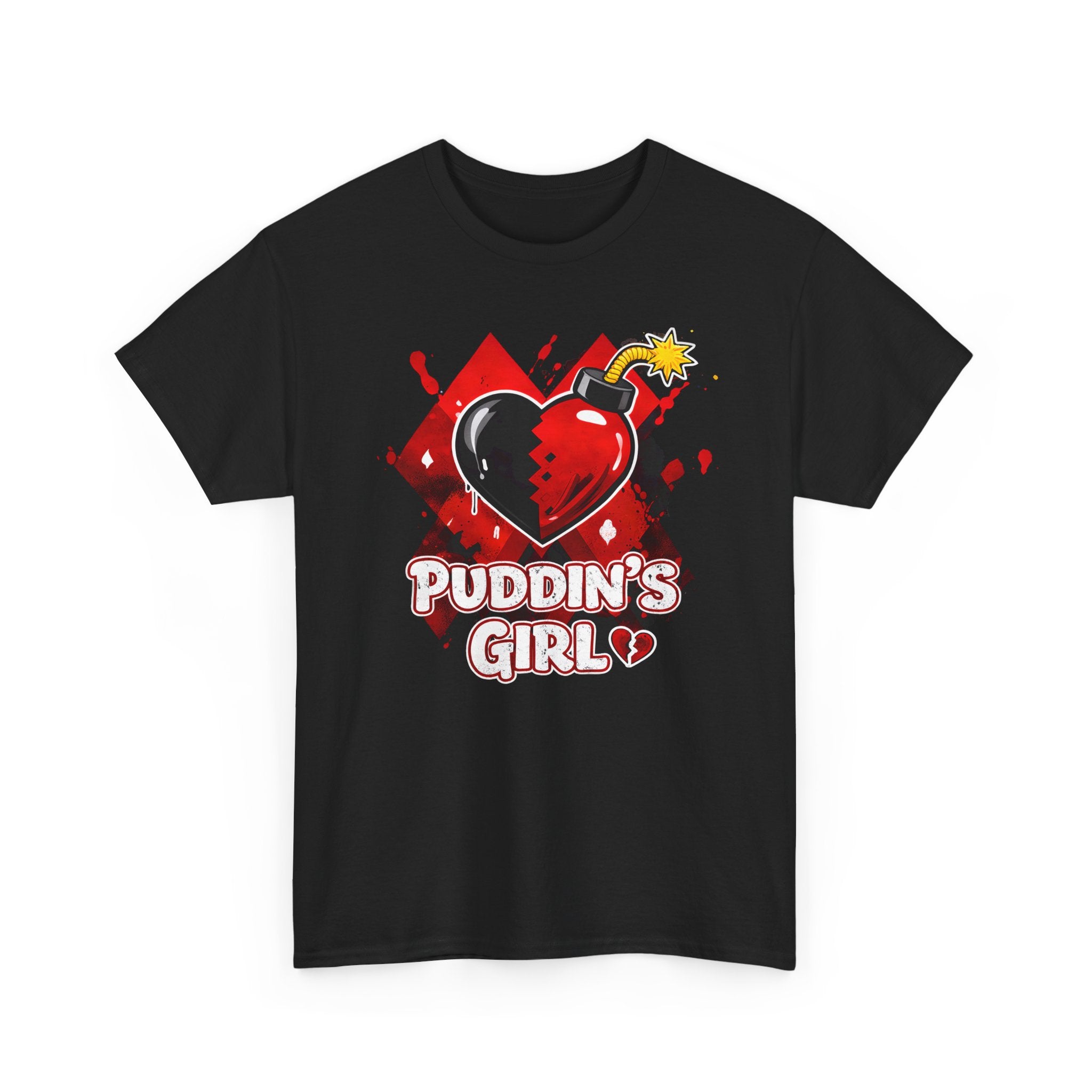 DC Harley Quinn 'Puddin Love' Unisex T-Shirt — Joker Fans —  Valentine’s Day Gift