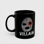 Villain Fingerprint Balaclava Target Anti-Hero Coffee Mug