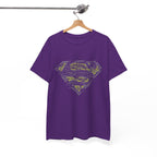 Superman Tech Shield T-Shirt — Futuristic Man of Steel Fanart Logo Tee