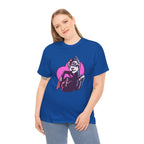 Catwoman Neon Heart Retro Comic T-Shirt — Catwoman Anti-Hero Tee