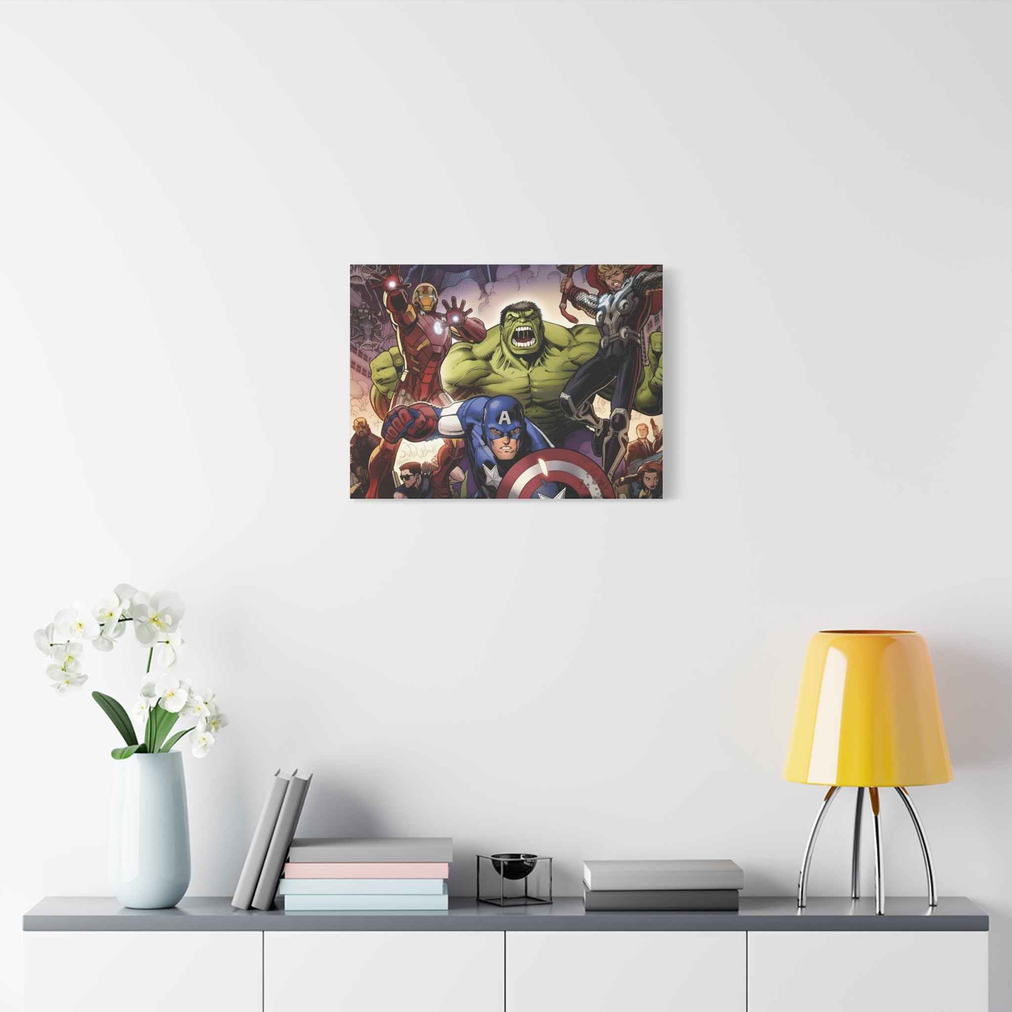 Superhero Canvas Art - Avengers Wall Decor