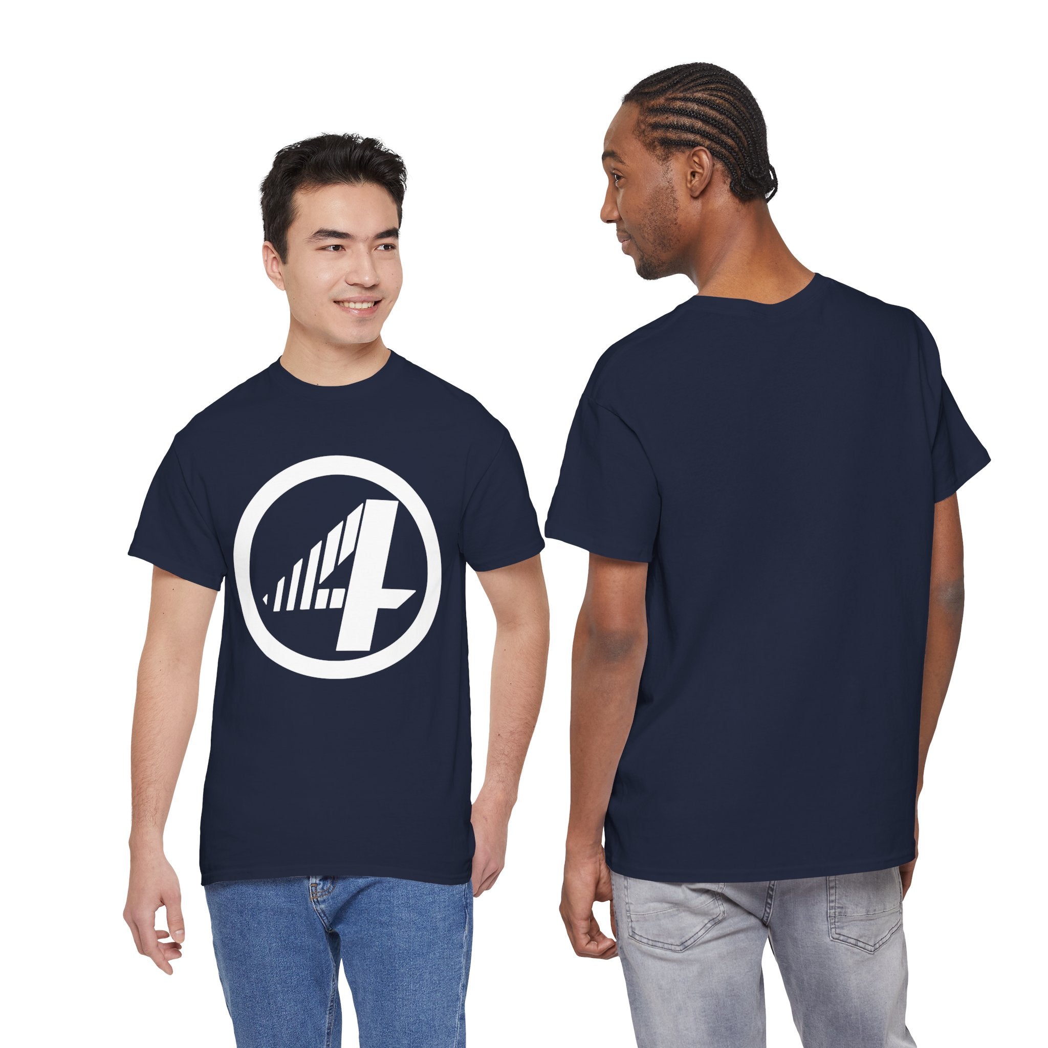 Fantastic Four Retro Logo T-Shirt — Minimalist Vintage Superhero Tee