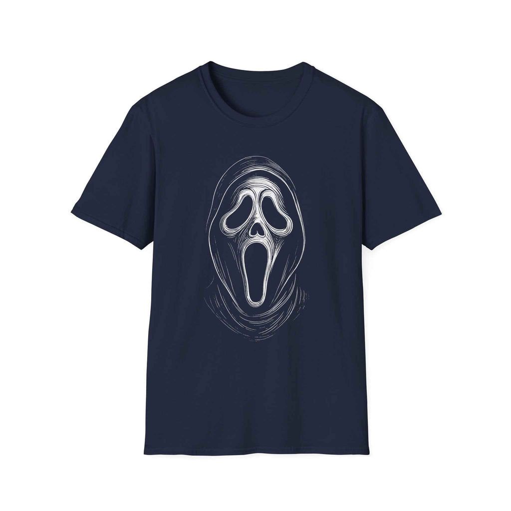 Scream Urban Fashion Tee, Graphic Shirt, Scary Theme Apparel, Friends Nature Lovers Unisex Softstyle Tshirt, Halloween Outfit, Horror