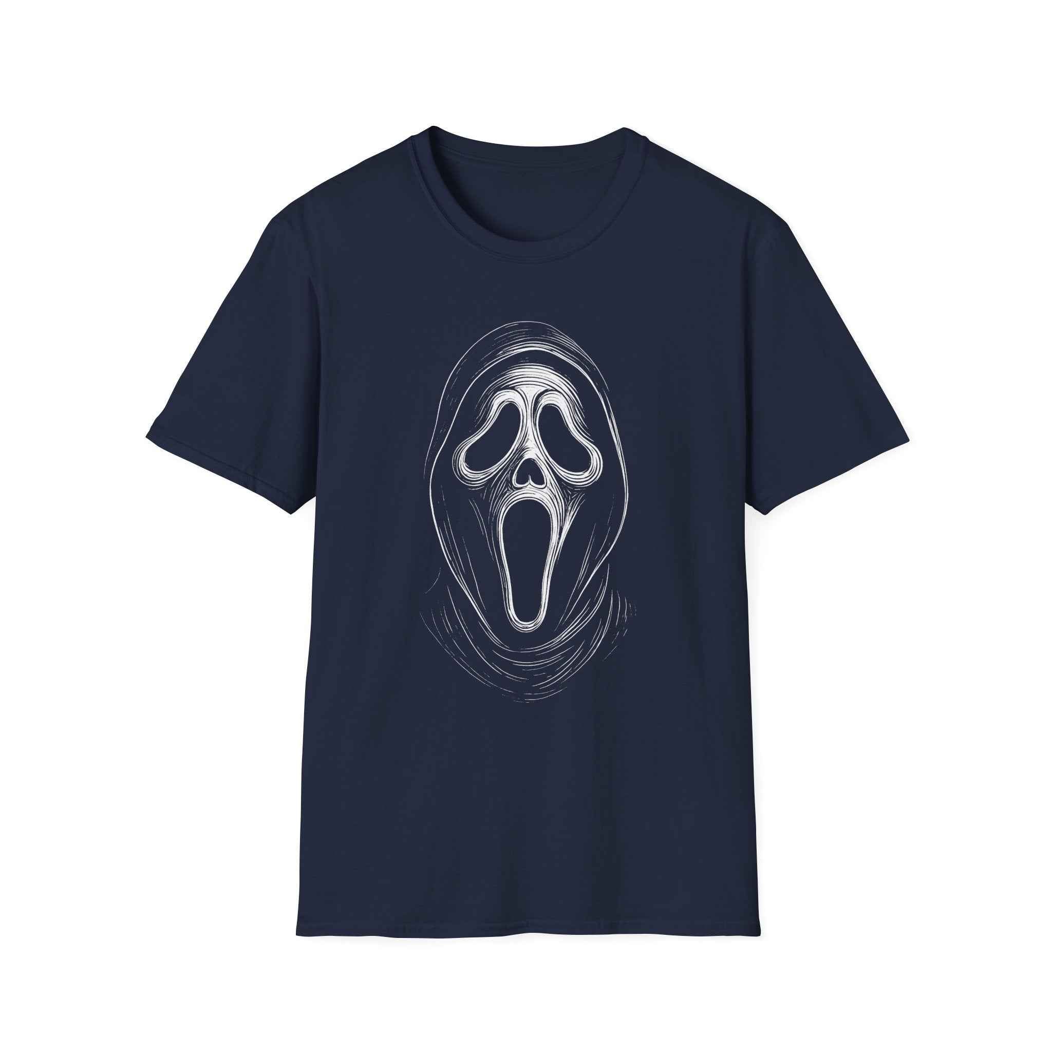 Scream Urban Fashion Tee, Graphic Shirt, Scary Theme Apparel, Friends Nature Lovers Unisex Softstyle Tshirt, Halloween Outfit, Horror