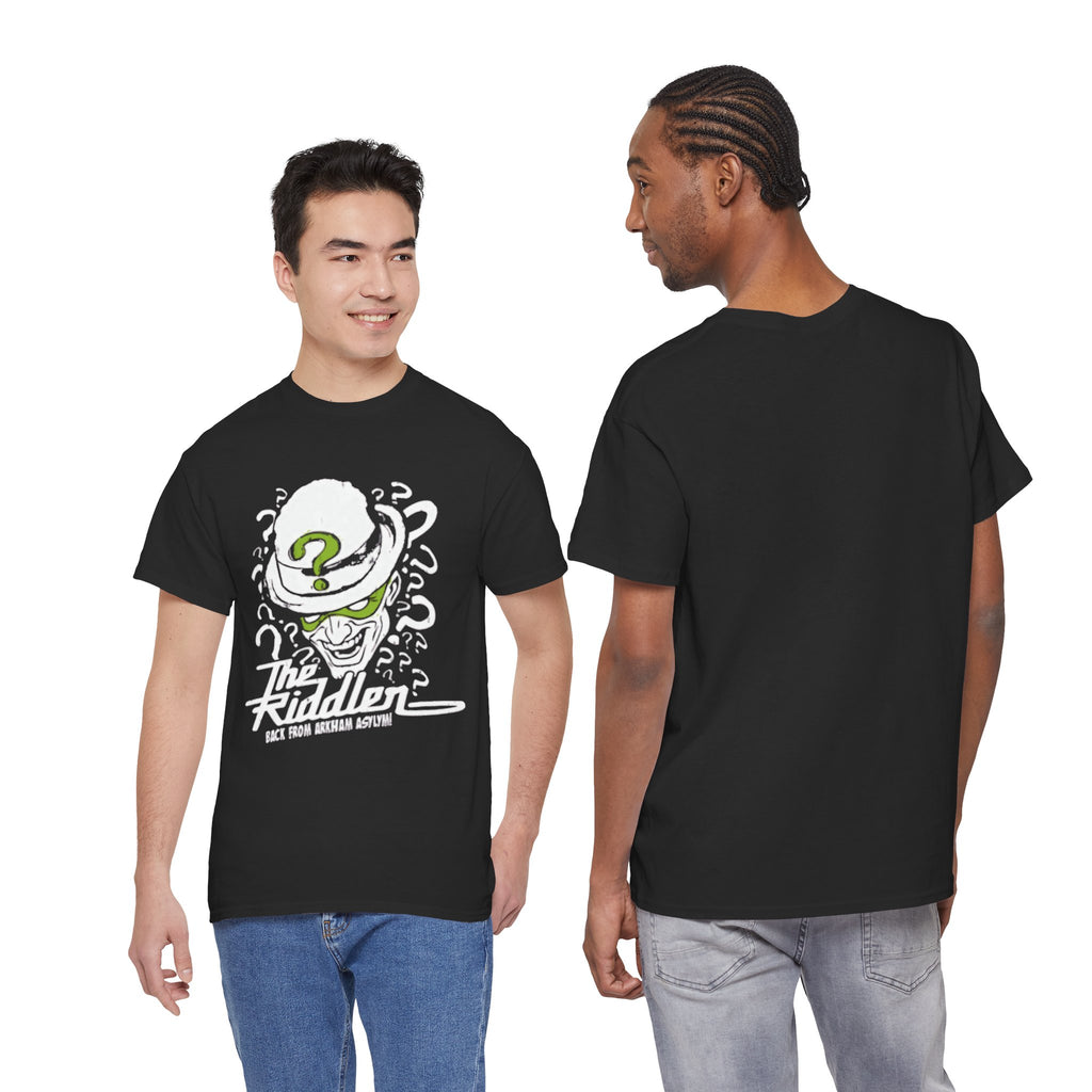 The Riddler T-Shirt – Vintage DC Batman Villain Graphic Tee | Gotham Puzzle Design