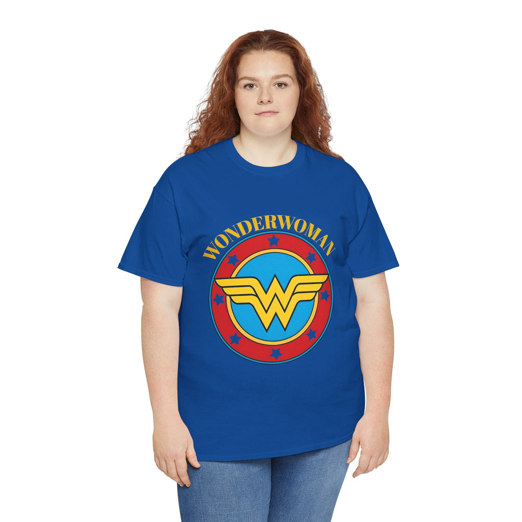 Wonder Woman Retro Logo Unisex T-Shirt - Classic DC Justice League Amazon Warrior Emblem Shirt