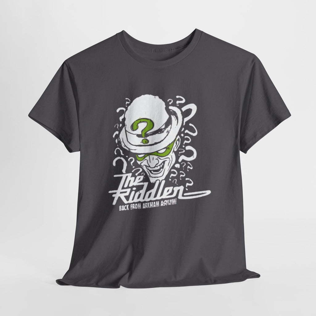 The Riddler T-Shirt – Vintage DC Batman Villain Graphic Tee | Gotham Puzzle Design