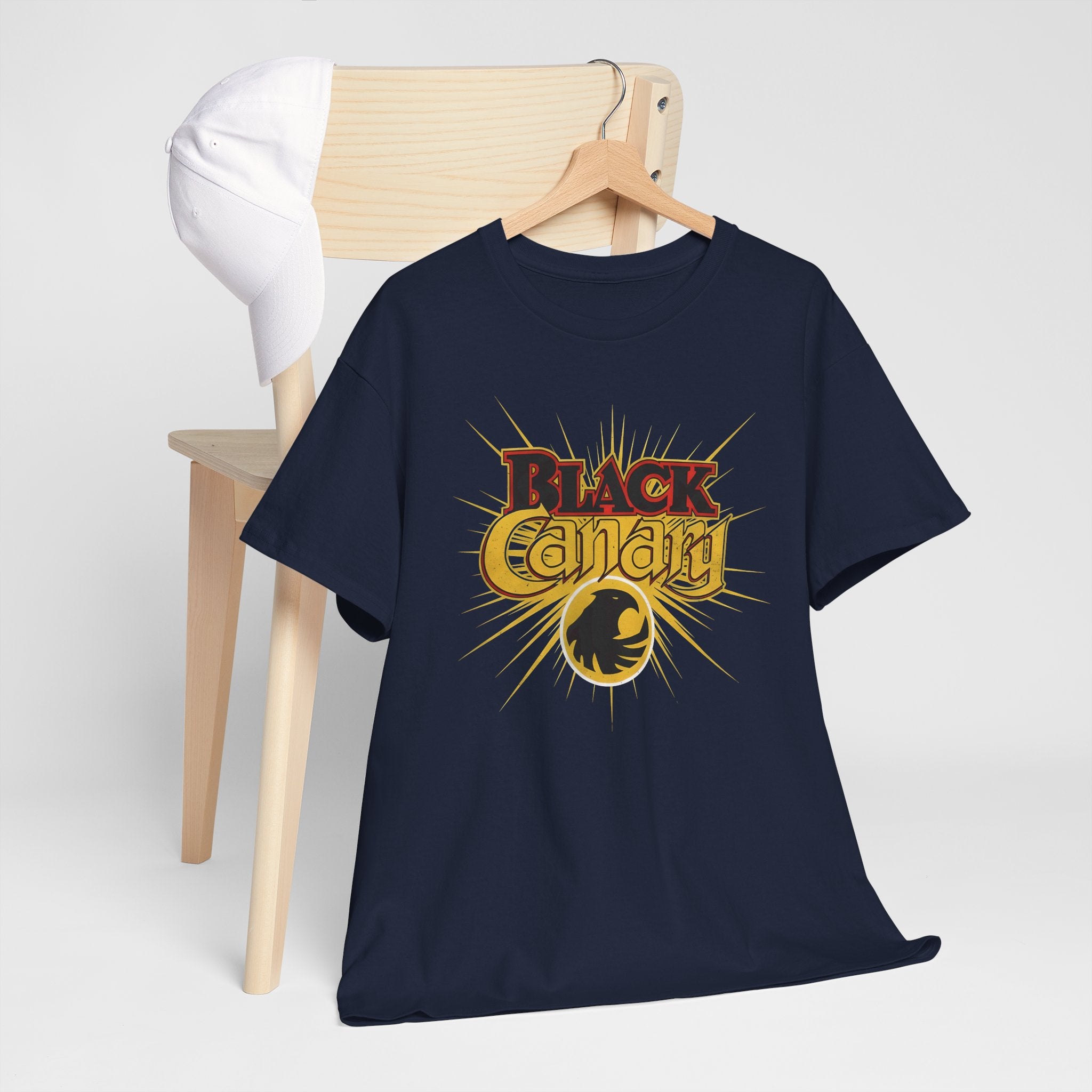 Black Canary Logo T-Shirt — Dinah Lance Justice Society of America Tee