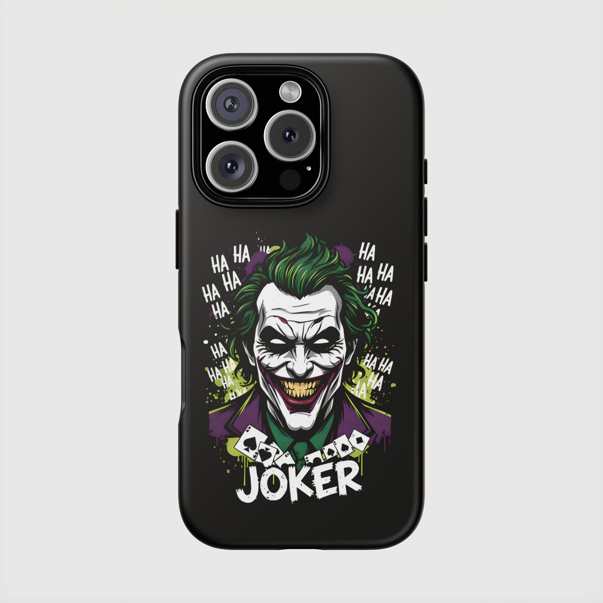 Joker "Bad Joke" DC Villain Hard Case for iPhone 17, 17 Air, 17 Pro Max, 16, 15, 14