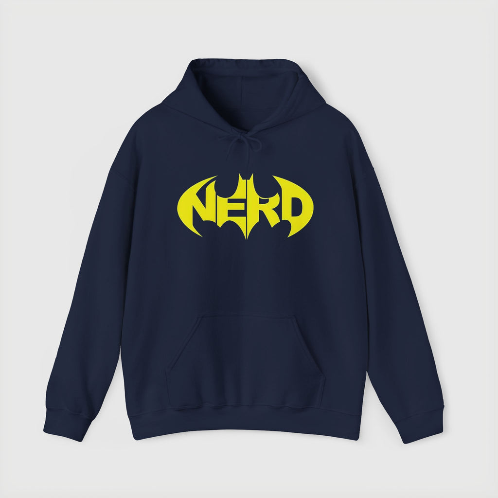 Nerd Batman Yellow Graphic Unisex Streetwear Hoodie
