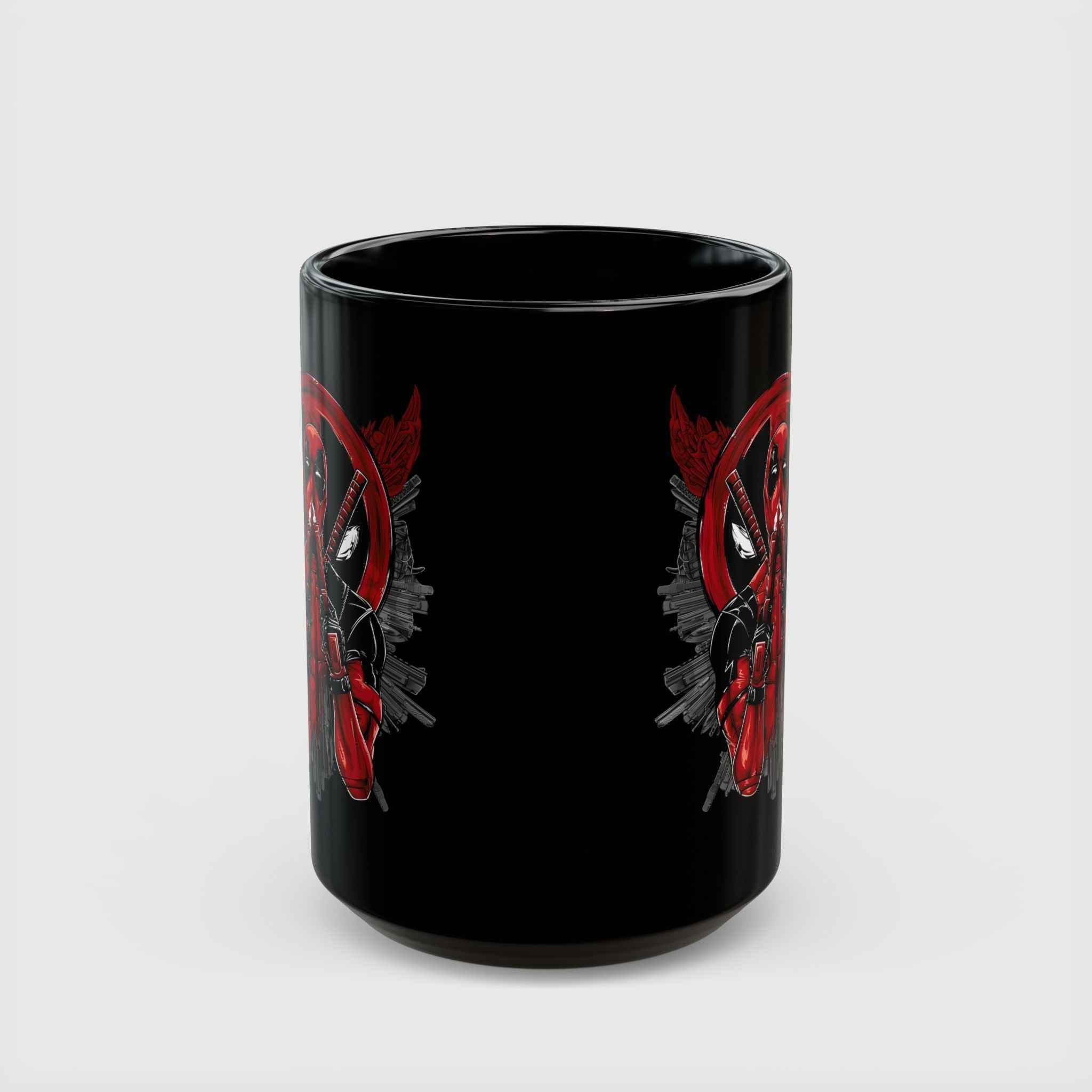 Deadpool Merc with a Mouth Black Comic Mug