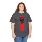 Marvel Miles Morales Spider-Man T-Shirt – Red Vertical Stripe Design | Premium Superhero Tee for Fans
