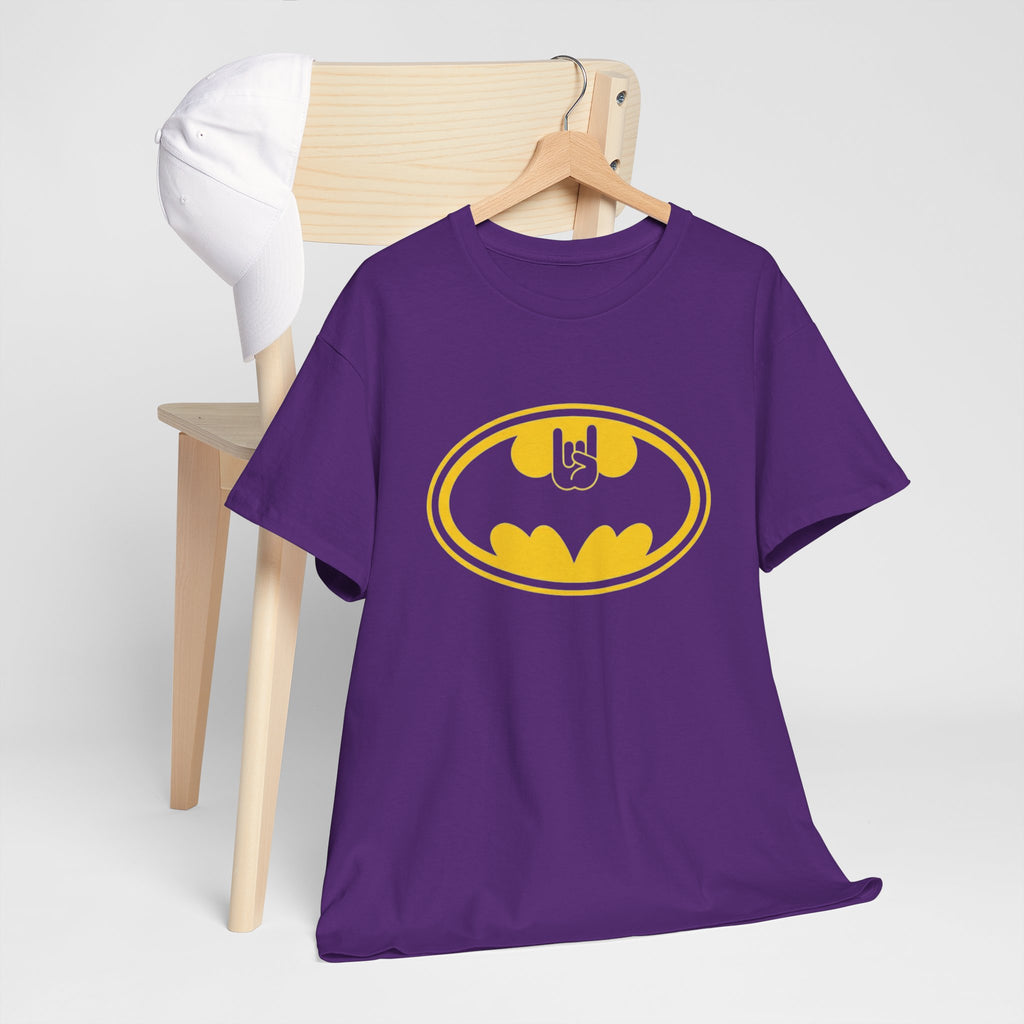 Batman Classic Rock And Roll Logo Unisex Premium T-Shirt