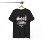 DC Batman "My Love" Heart Logo T-Shirt — Romantic Valentine’s Gift for Partners