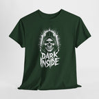 Dark Inside Skull Graphic T-Shirt — Gothic Halloween Alternative Tee