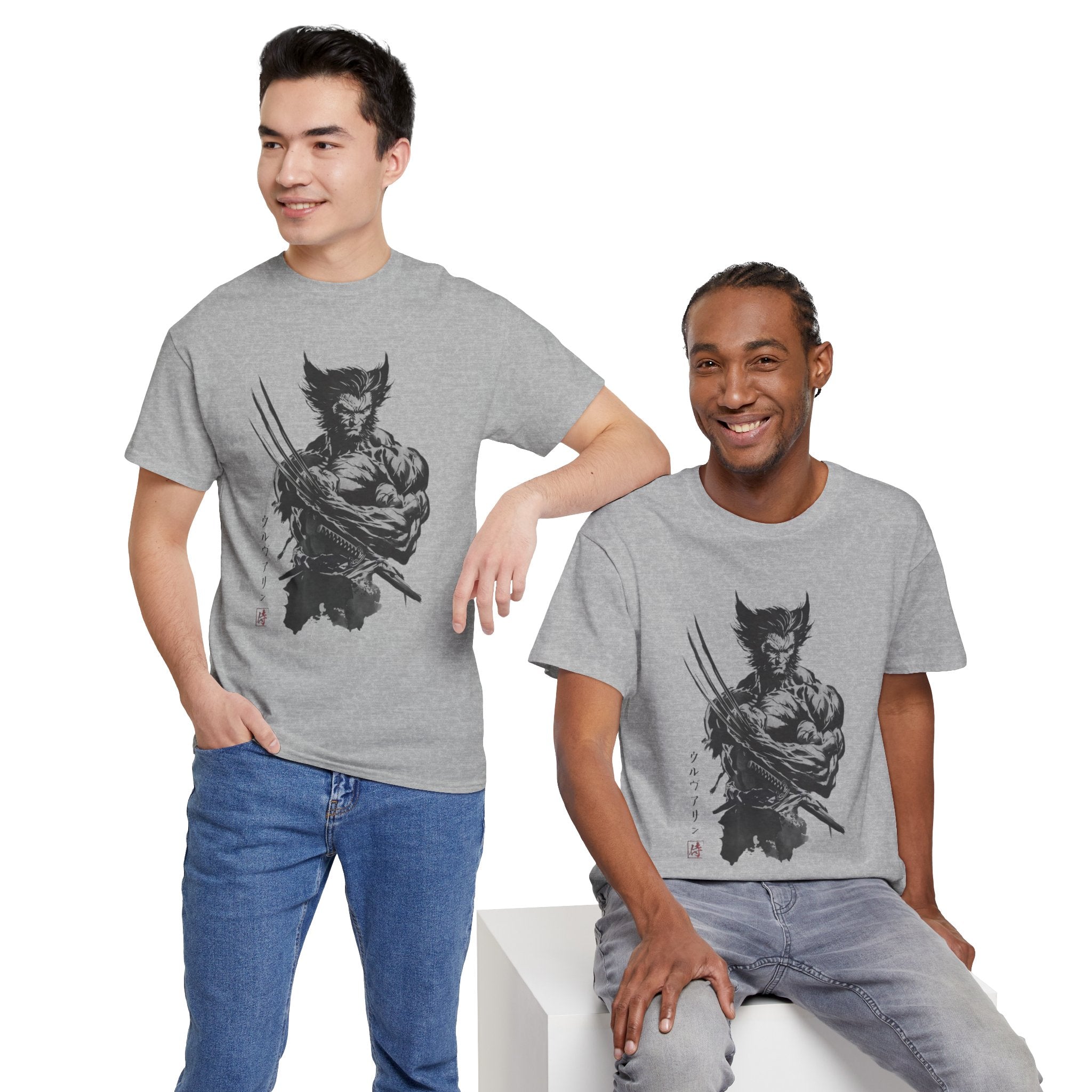 Wolverine Samurai T-Shirt – Marvel Inspired Japanese Style Unisex Tee