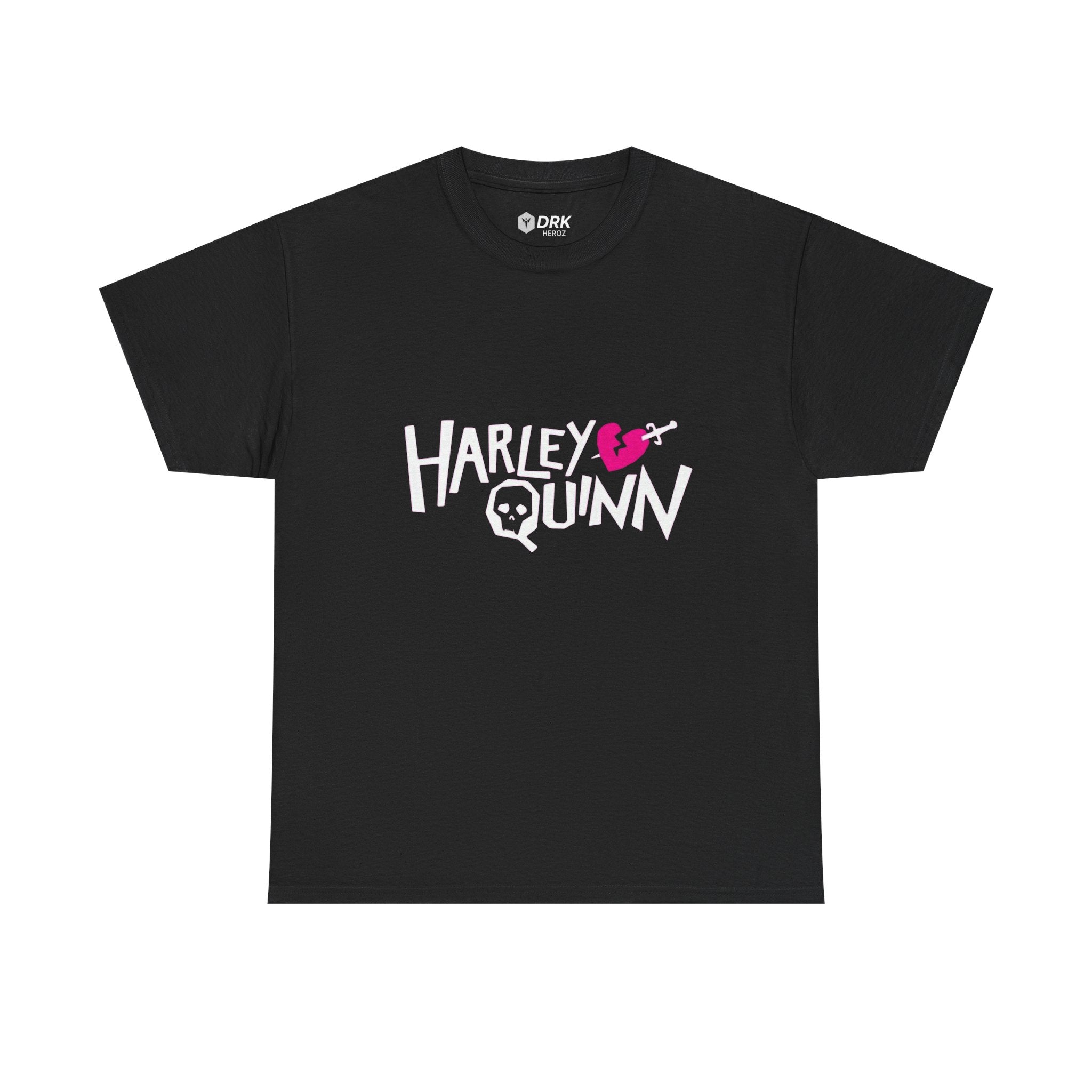 Harley Quinn Skull Heart Shirt – DC Comics Villain Graphic Tee