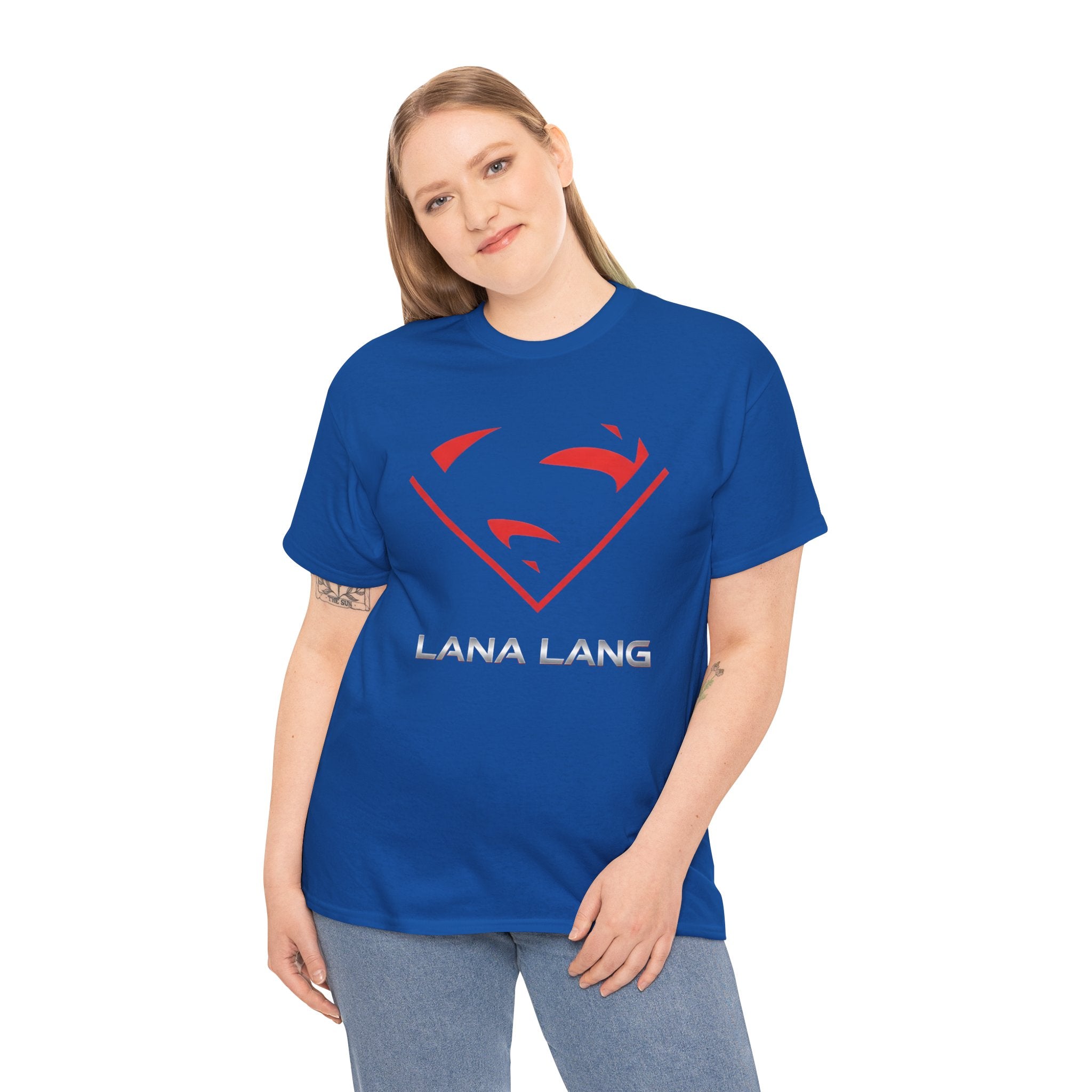 Superwoman Red Shield Graphic T-Shirt — Lana Lang Prime Earth Superwoman Logo Tee