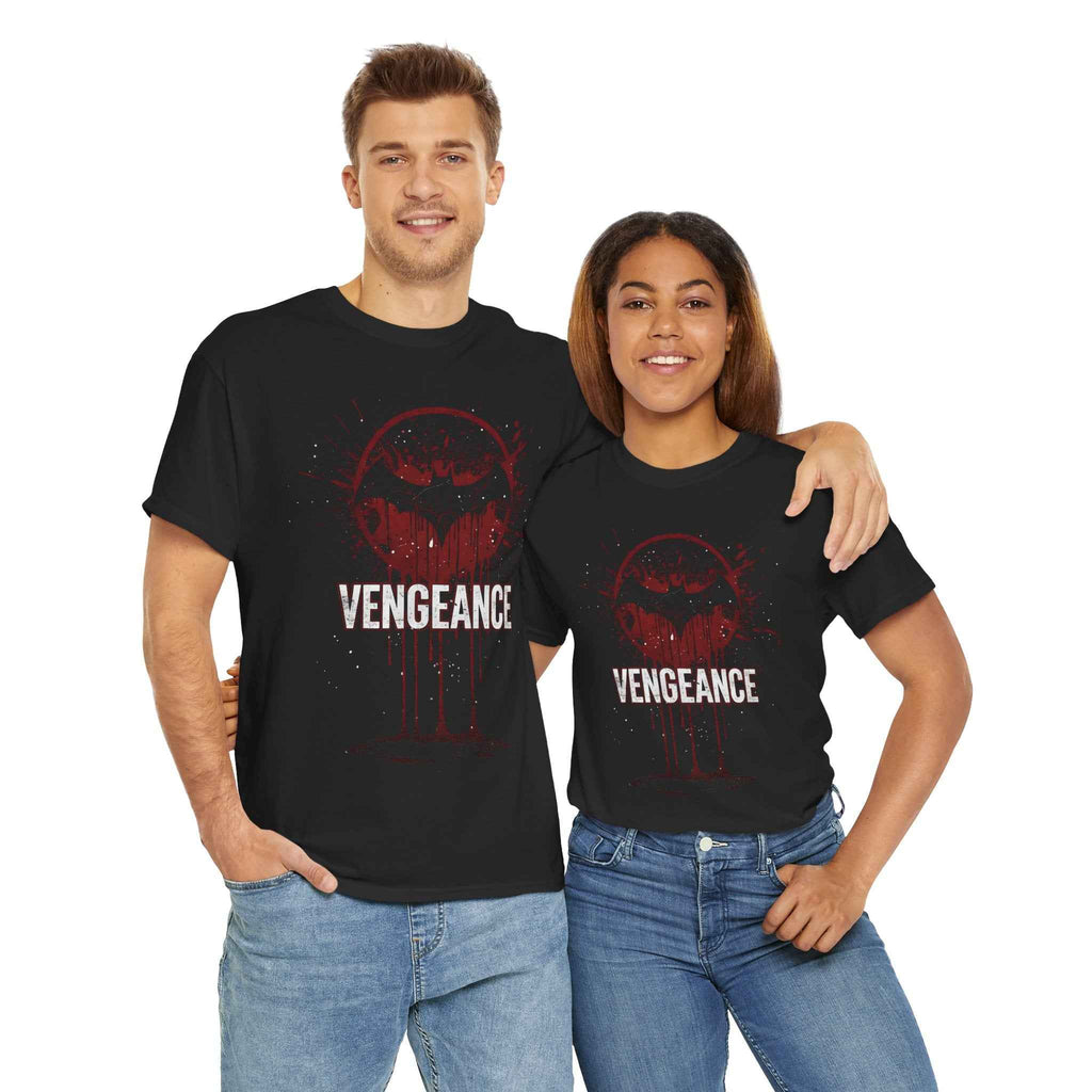 Batman Vengeance Blood Splatter Distressed Unisex T-Shirt