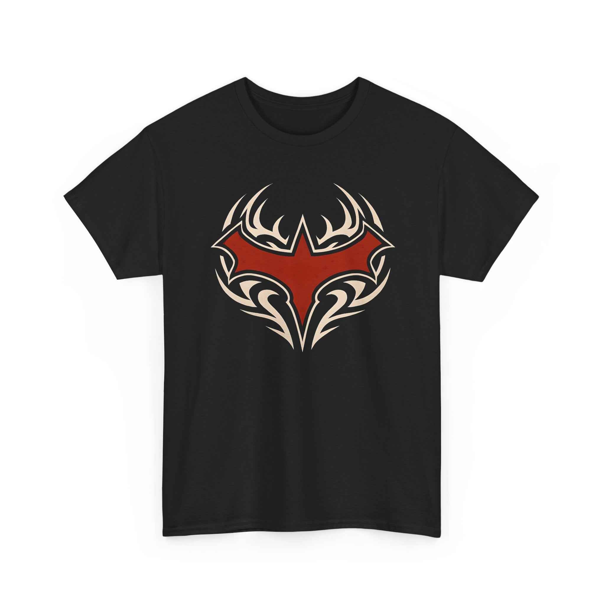 Tribal Batman Red Bat-Symbol Unisex Graphic T-Shirt