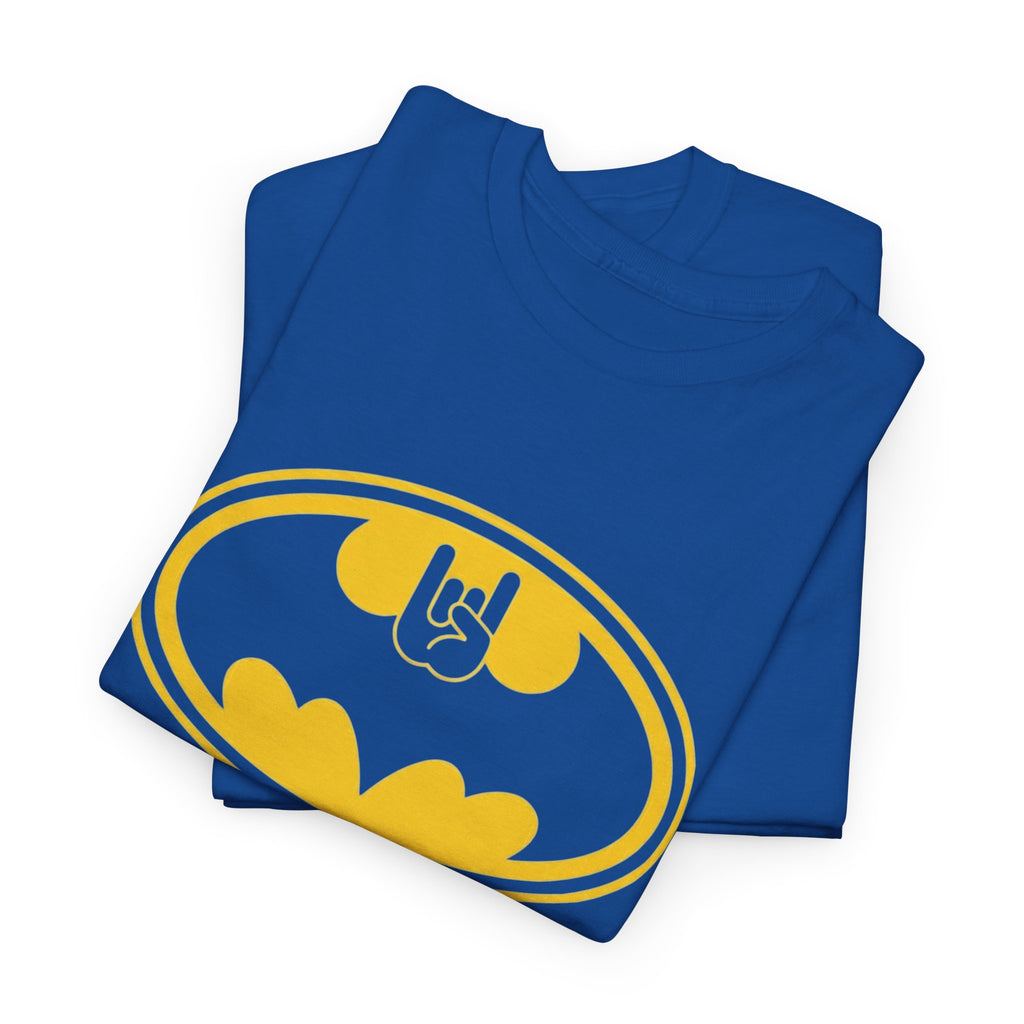 Batman Classic Rock And Roll Logo Unisex Premium T-Shirt