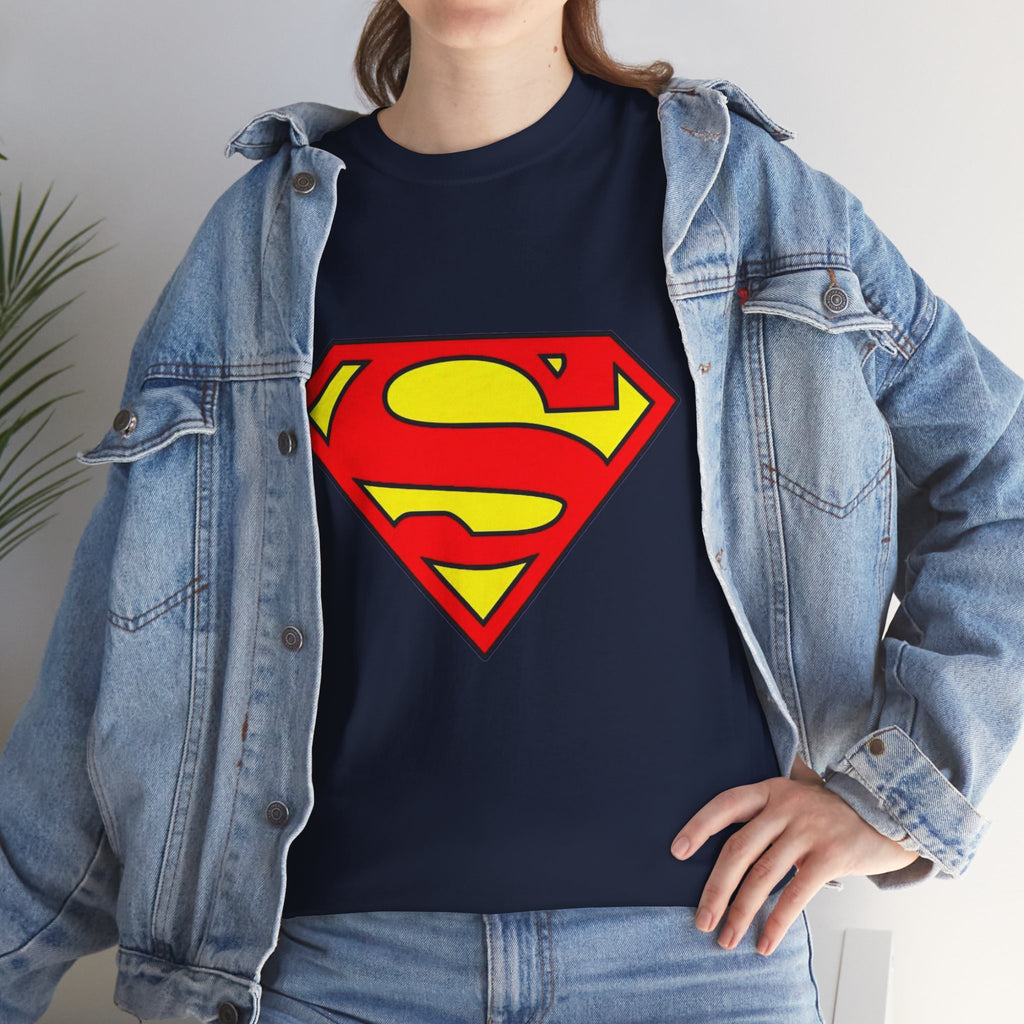 Classic Superman Shield Logo Unisex T-Shirt — Man of Steel "S" Emblem Tee
