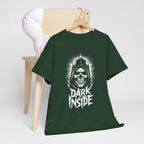 Dark Inside Skull Graphic T-Shirt — Gothic Halloween Alternative Tee
