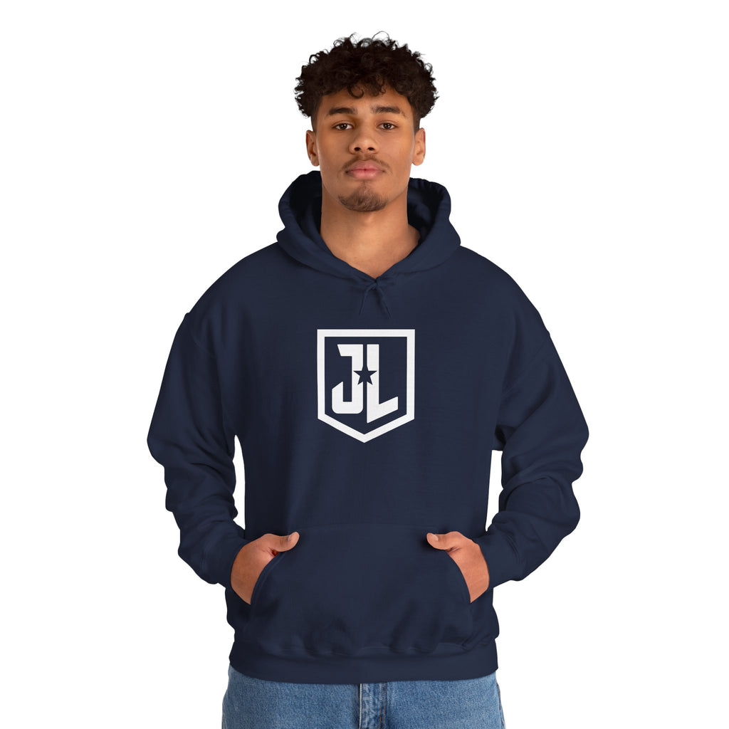 Justice League Shield Logo Hoodie — Minimalist DC Justice League 2017 Sweatshirt